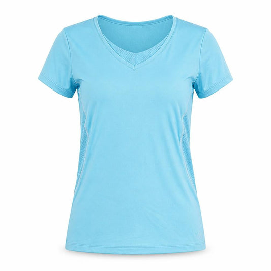 NKD Women's Blue Gym T-Shirt, Size S - Breathable & Comfy