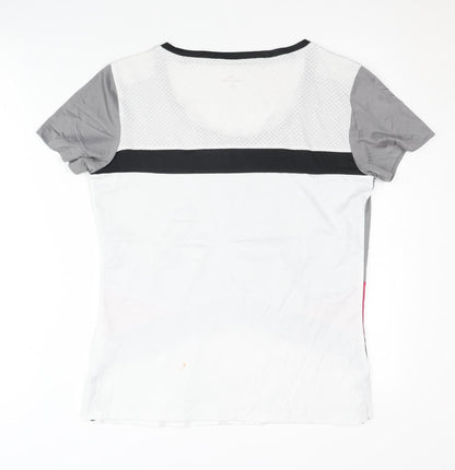 Active Touch Women's Colourblock T-Shirt, Size S, Grey/Pink