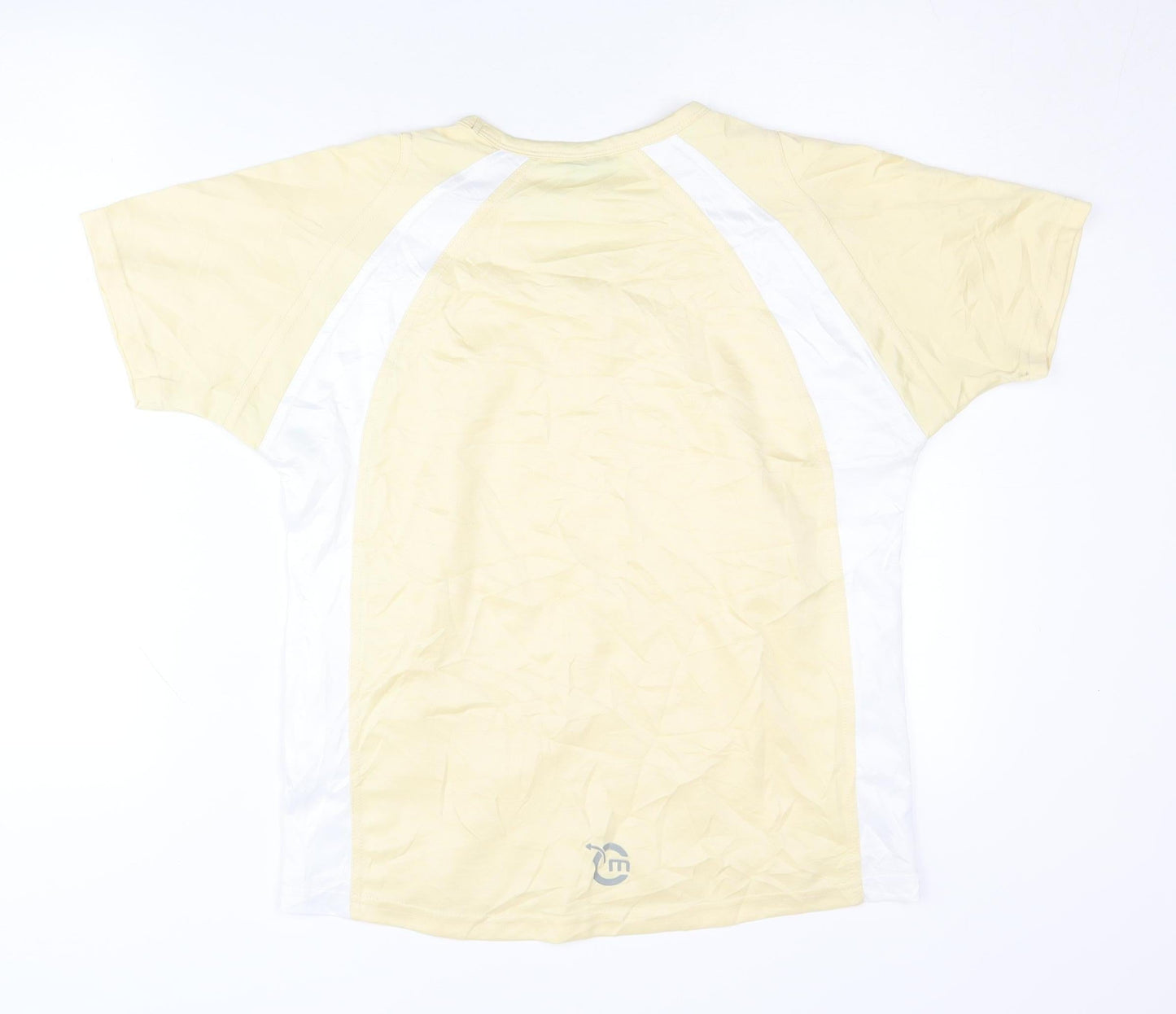 Movement Session Unisex Yellow Activewear T-Shirt Sz 16