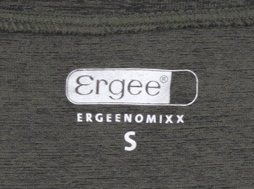 Ergee Women's Green Athletic T-Shirt, Size S