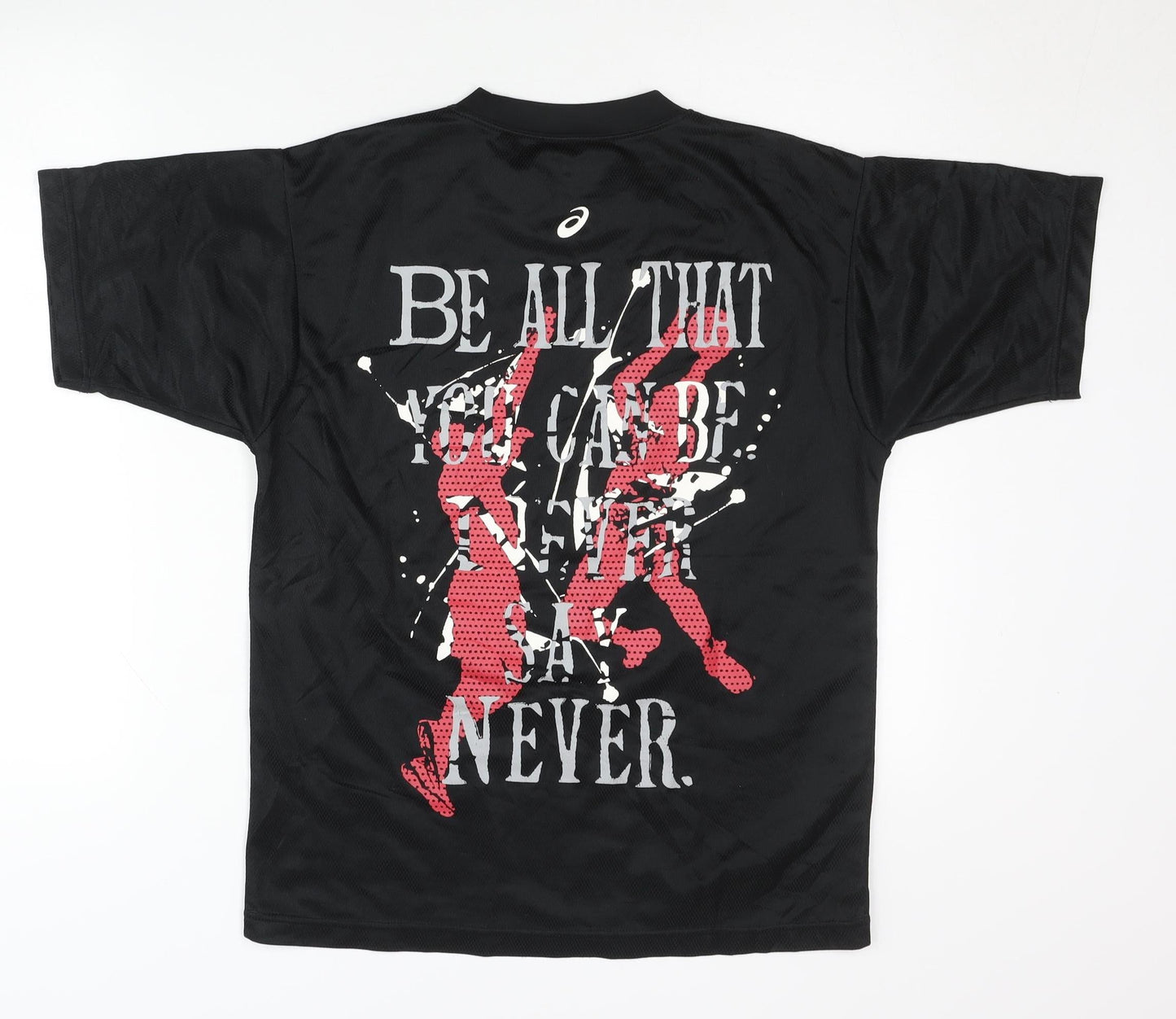 Asics Men's Black Graphic Jersey T-Shirt S