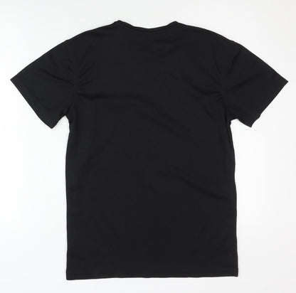 Identic Men's Black S Pullover T-Shirt