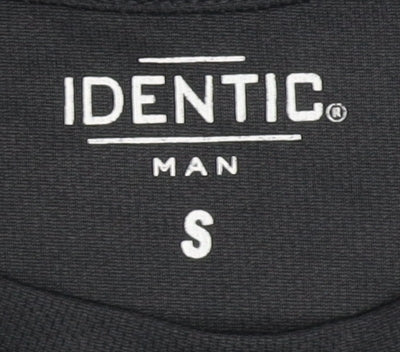 Identic Men's Black S Pullover T-Shirt