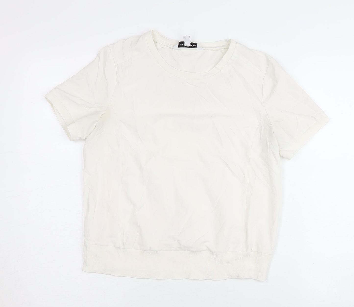 BR STANDARD Women's White T-Shirt, 2XS, Classic Crew Neck