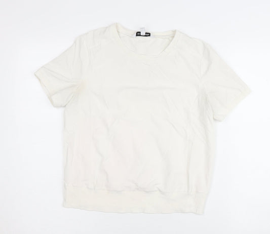 BR STANDARD Women's White T-Shirt, 2XS, Classic Crew Neck