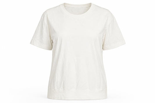 BR STANDARD Women's White T-Shirt, 2XS, Classic Crew Neck
