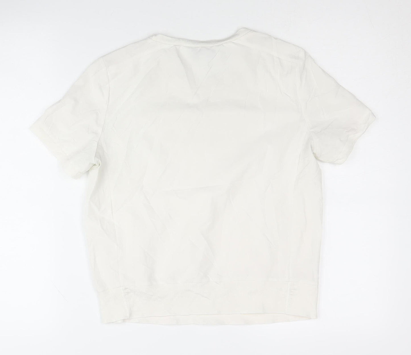 BR STANDARD Women's White T-Shirt, 2XS, Classic Crew Neck