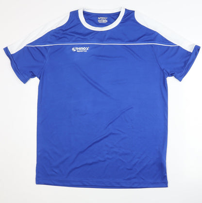 Rhinos Sports Men's Blue T-Shirt, Size L, Pullover, Logo