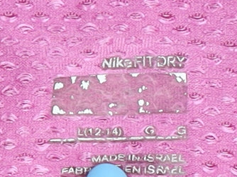 Nike Women's Pink V-Neck Active T-Shirt L