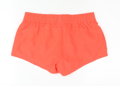 Puma Women's Orange Athletic Shorts Size 10
