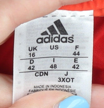 Adidas Women's Multicoloured Athletic Shorts Size 16