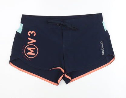 Reebok Women's Blue Athletic Shorts M