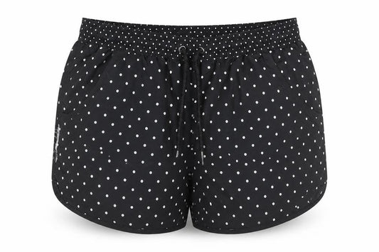 Gina Benotti Women's Black Polka Dot Athletic Shorts Size 16
