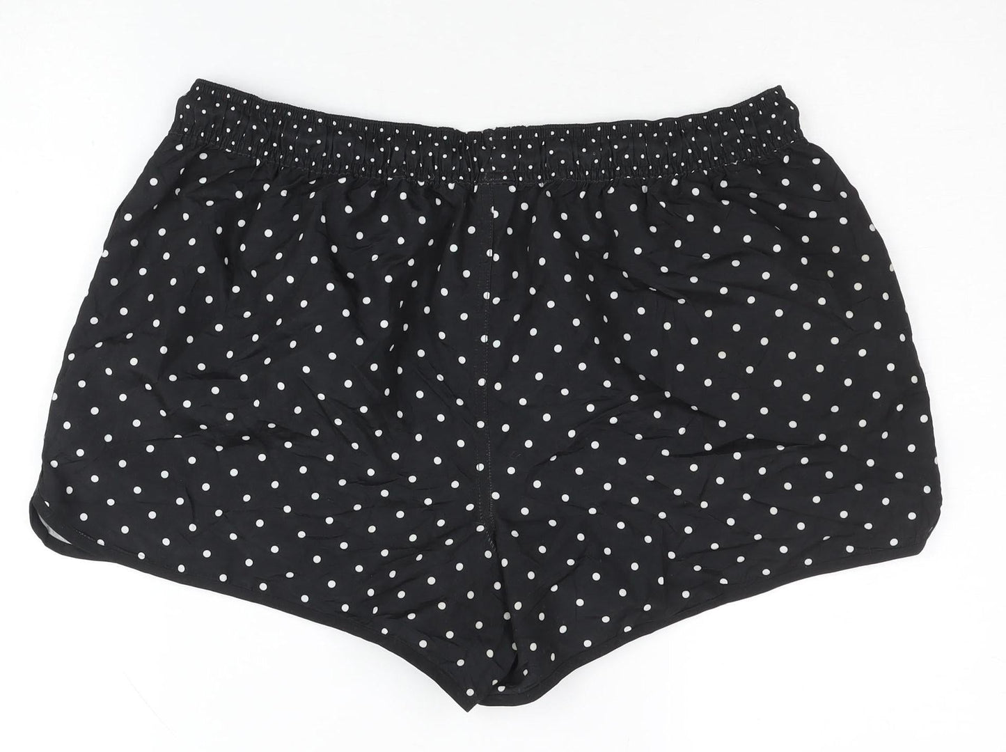 Gina Benotti Women's Black Polka Dot Athletic Shorts Size 16