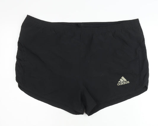 Adidas Women's Black Athletic Shorts L