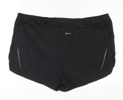 Adidas Women's Black Athletic Shorts L