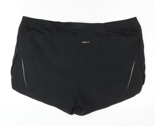 Adidas Women's Black Athletic Shorts L