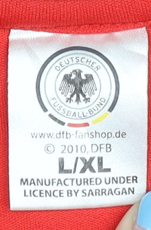 DFB Signed Red Home Football Shirt - Adults L/XL, Short Sleeve