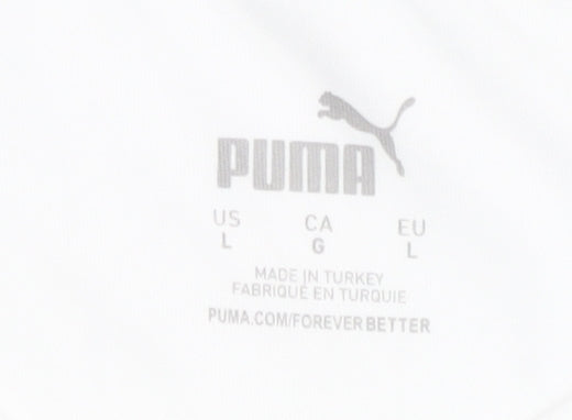 Puma Men's White Deutschland Football Shirt - Size L