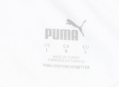 Puma Men's White Deutschland Football Shirt - Size L