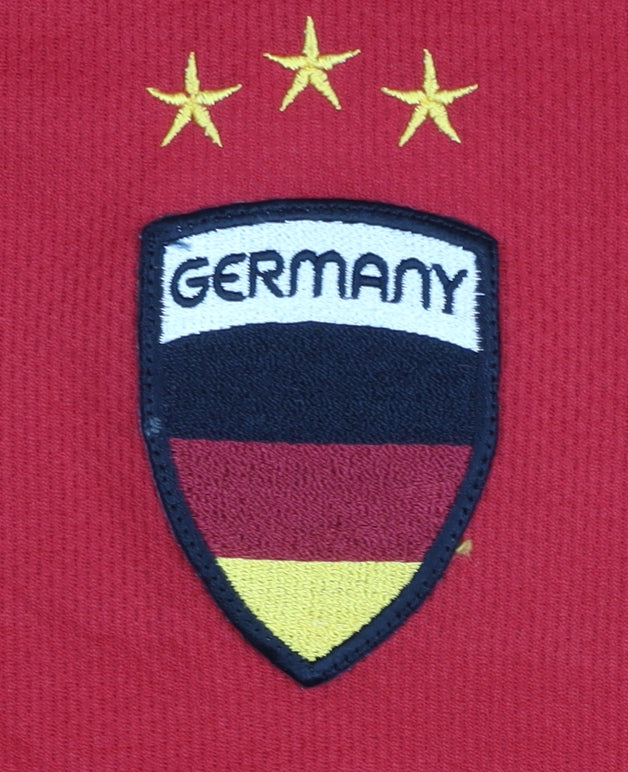 FIFA 2006 Germany Home Shirt, Red, Adult L, Short Sleeves