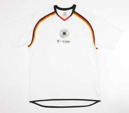 DFB Adult White Large Home Shirt Short Sleeves