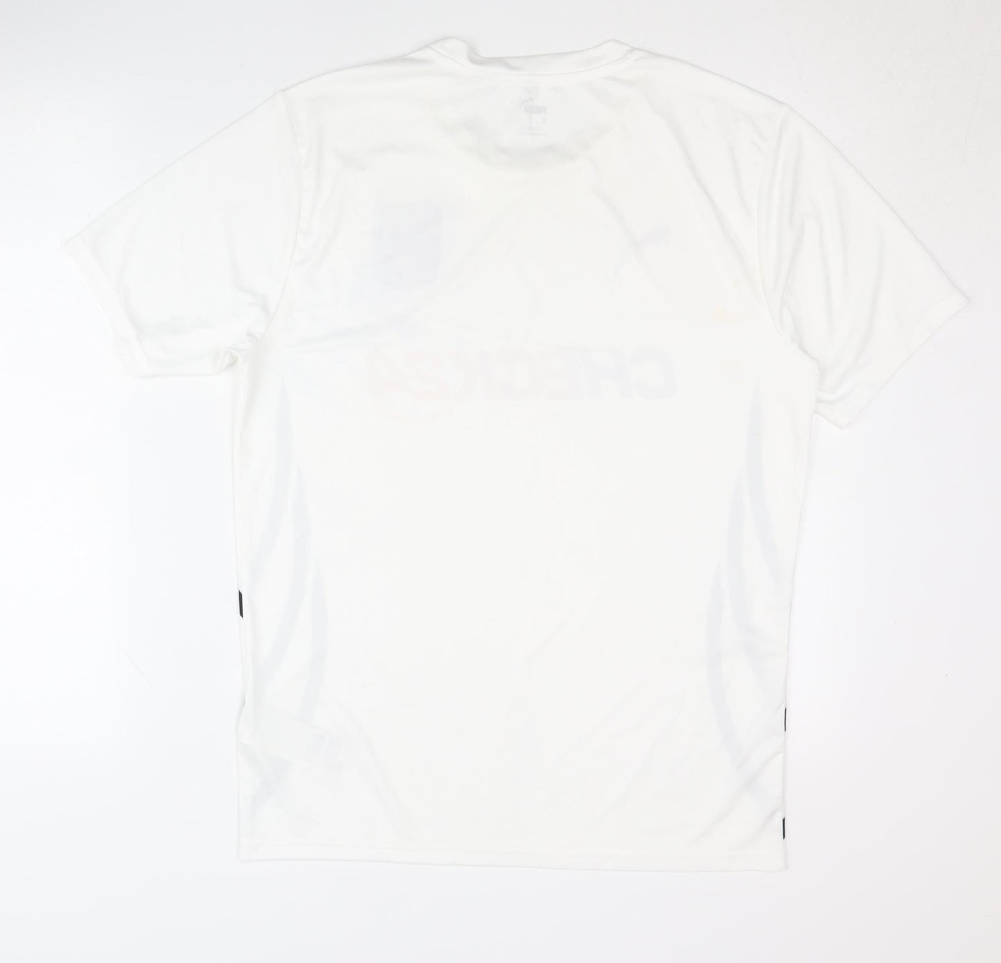 Puma Adult White Football Shirt Medium - Excellent Condition