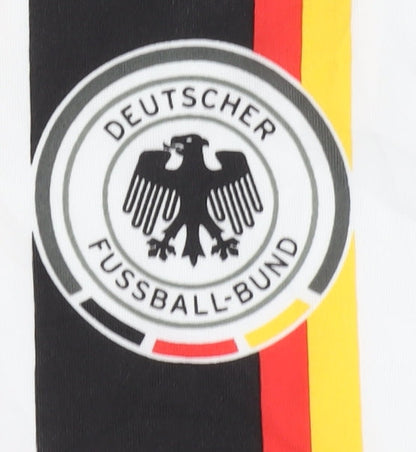 DFB Adult White Football Shirt - JOGIS 11, Size L, Short Sleeves