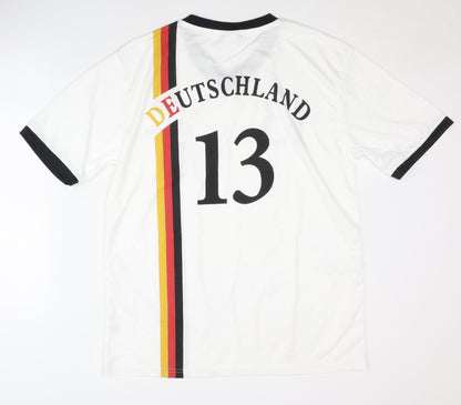 Kulmbacher Men's White Football Shirt L/XL Size 13