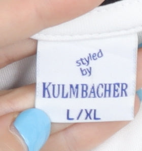 Kulmbacher Men's White Football Shirt L/XL Size 13