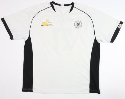 DFB Adults White Home Football Shirt XL/XXL Short Sleeves