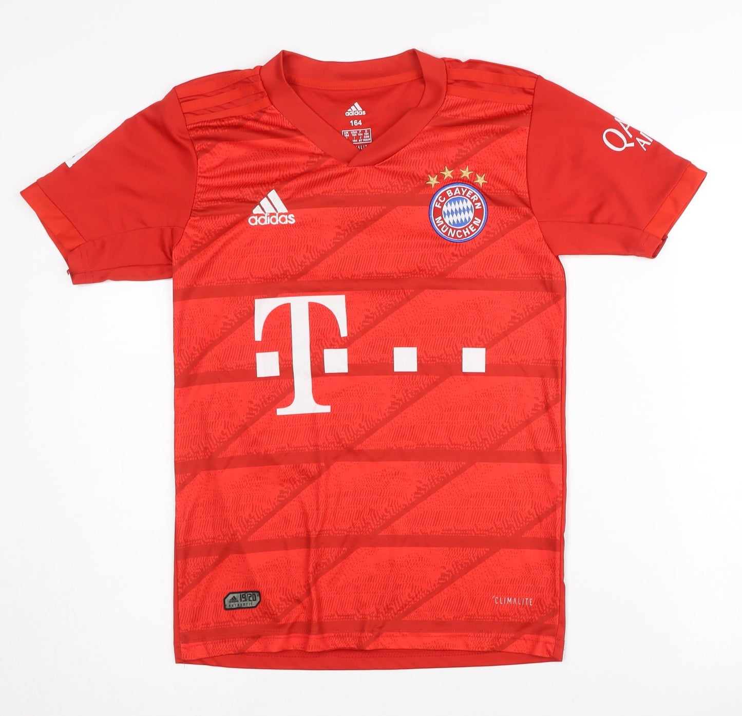 Adidas Children's Red Home Shirt - FC Bayern, Müller, 14-15 Years