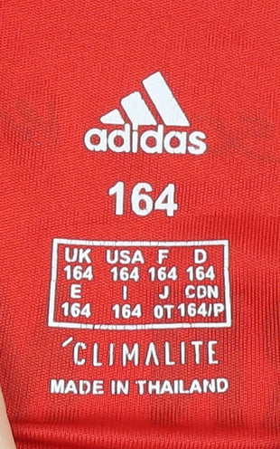 Adidas Children's Red Home Shirt - FC Bayern, Müller, 14-15 Years