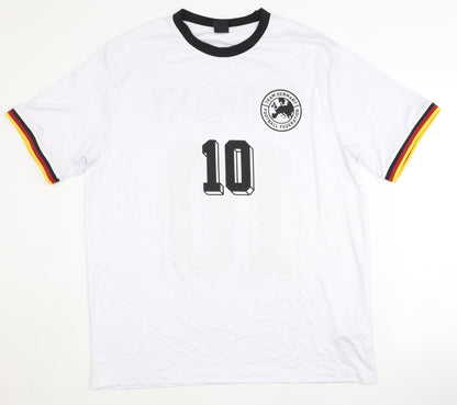 FSBN Team Germany Home Football Shirt XL White - Adults
