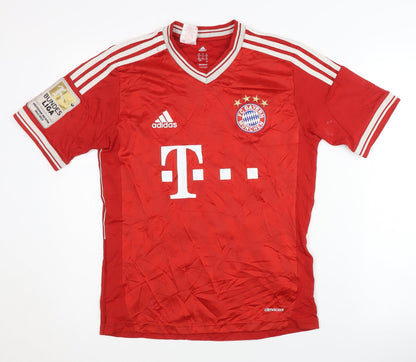Adidas Bayern Munich Home Shirt, Red, 13-14 Years, Boateng 17