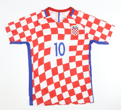 Croatia Home Football Shirt XS Red Checkered Adult