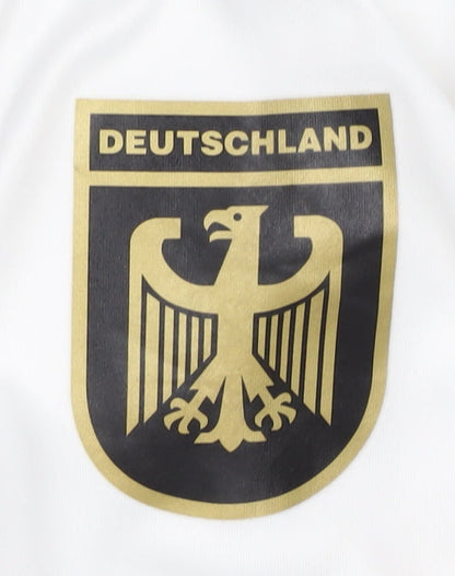 Puma Deutschland Home Shirt L, White, Adults, Short Sleeves