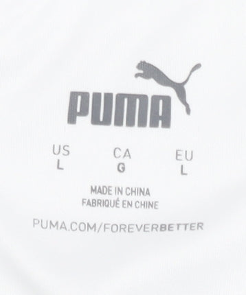 Puma Deutschland Home Shirt L, White, Adults, Short Sleeves