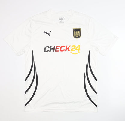 Puma Deutschland Football Shirt - L White Adults Home Kit