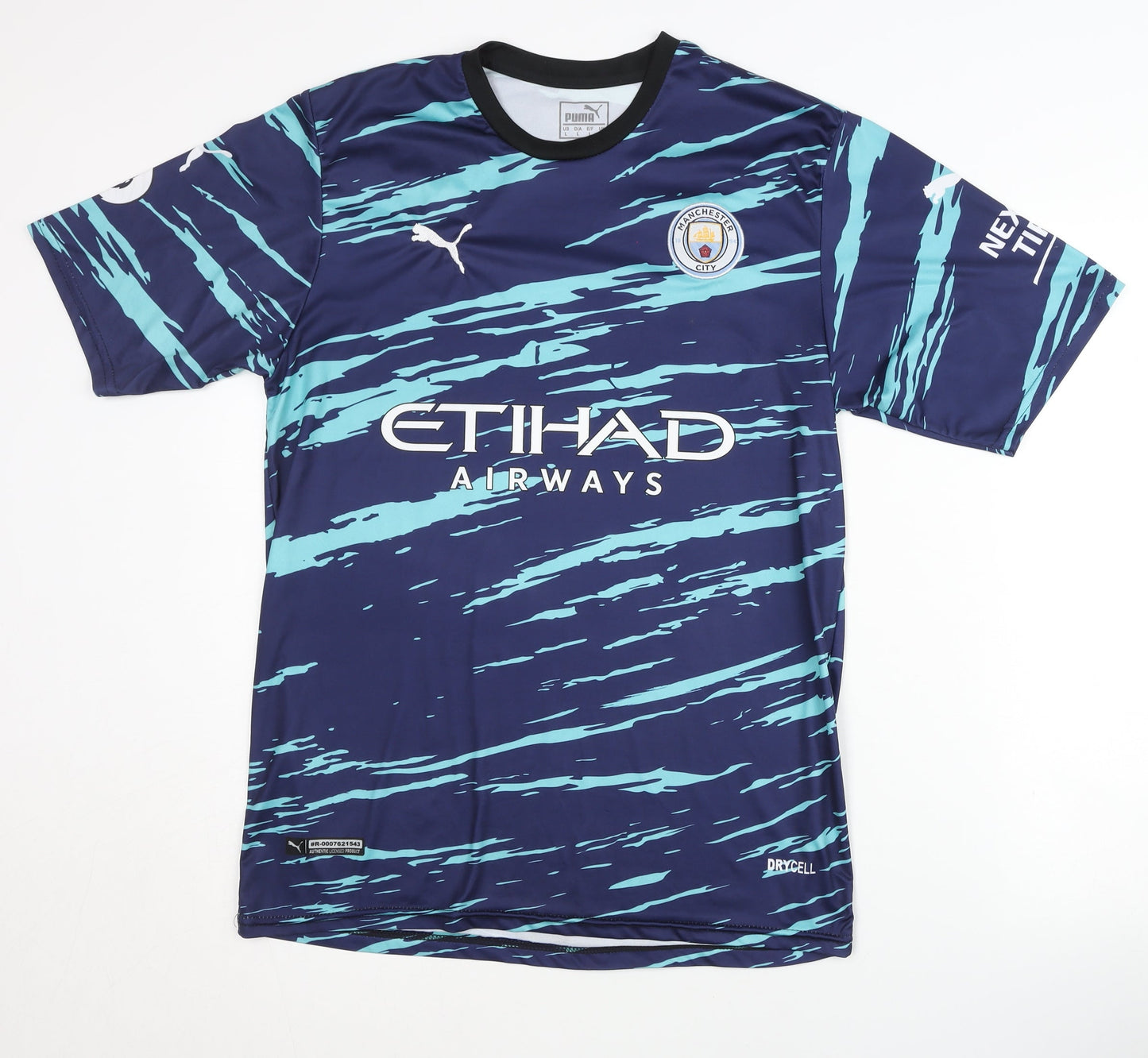 Puma Adults Blue L Manchester City Away Shirt