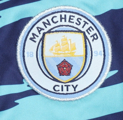 Puma Adults Blue L Manchester City Away Shirt