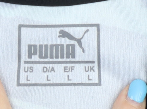 Puma Adults Blue L Manchester City Away Shirt