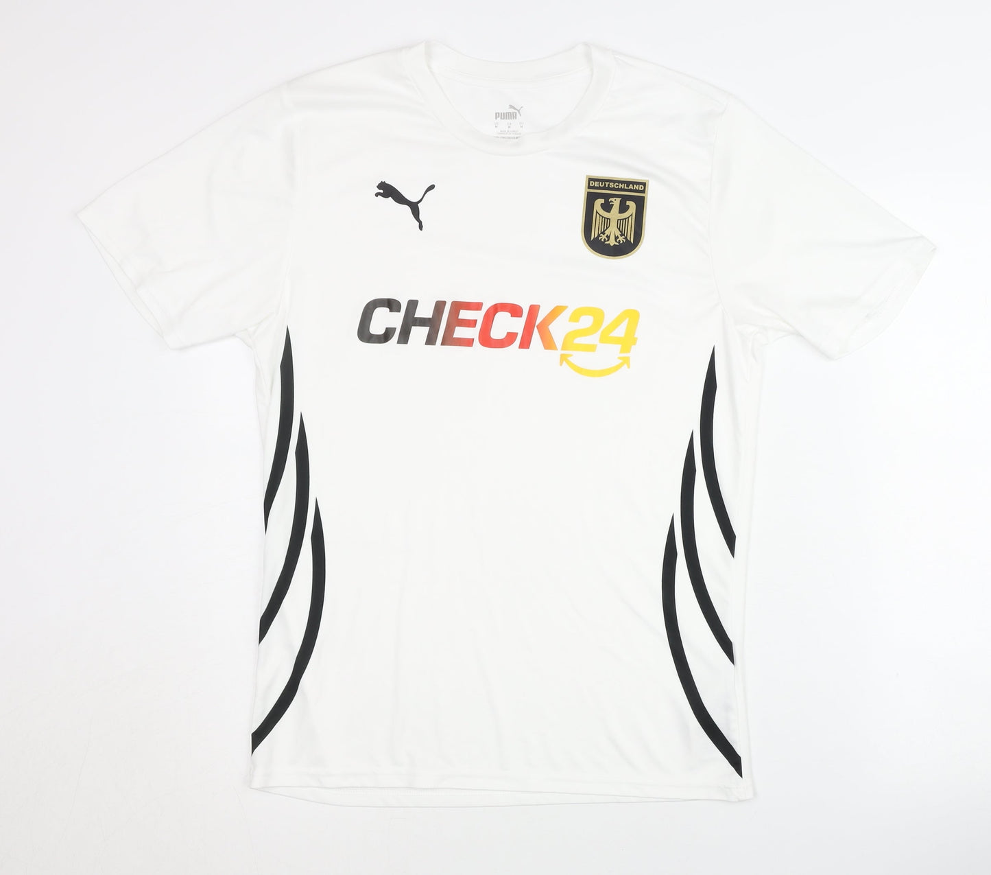 Puma Adult White Training Shirt M - Deutschland Crest