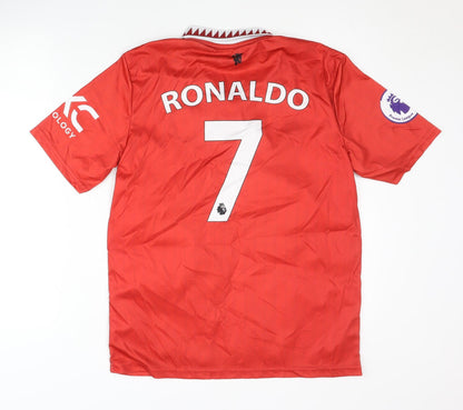 Adidas Manchester United Home Shirt Red M Ronaldo 7 Adults