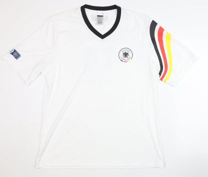 Classic Germany Home Football Shirt White XL
