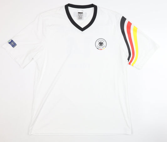 Classic Germany Home Football Shirt White XL