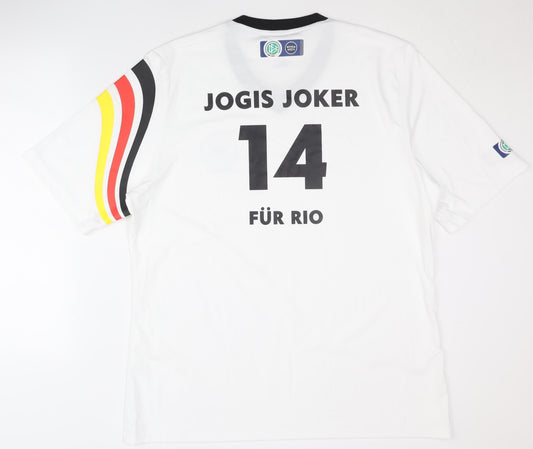 Classic Germany Home Football Shirt White XL