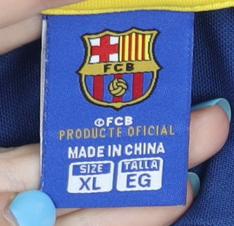 FCB Adult Blue XL Messi Home Shirt - Short Sleeves