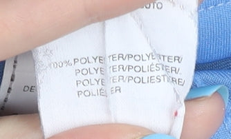 Puma Men's Blue Medium Short Sleeves Home Football Shirt