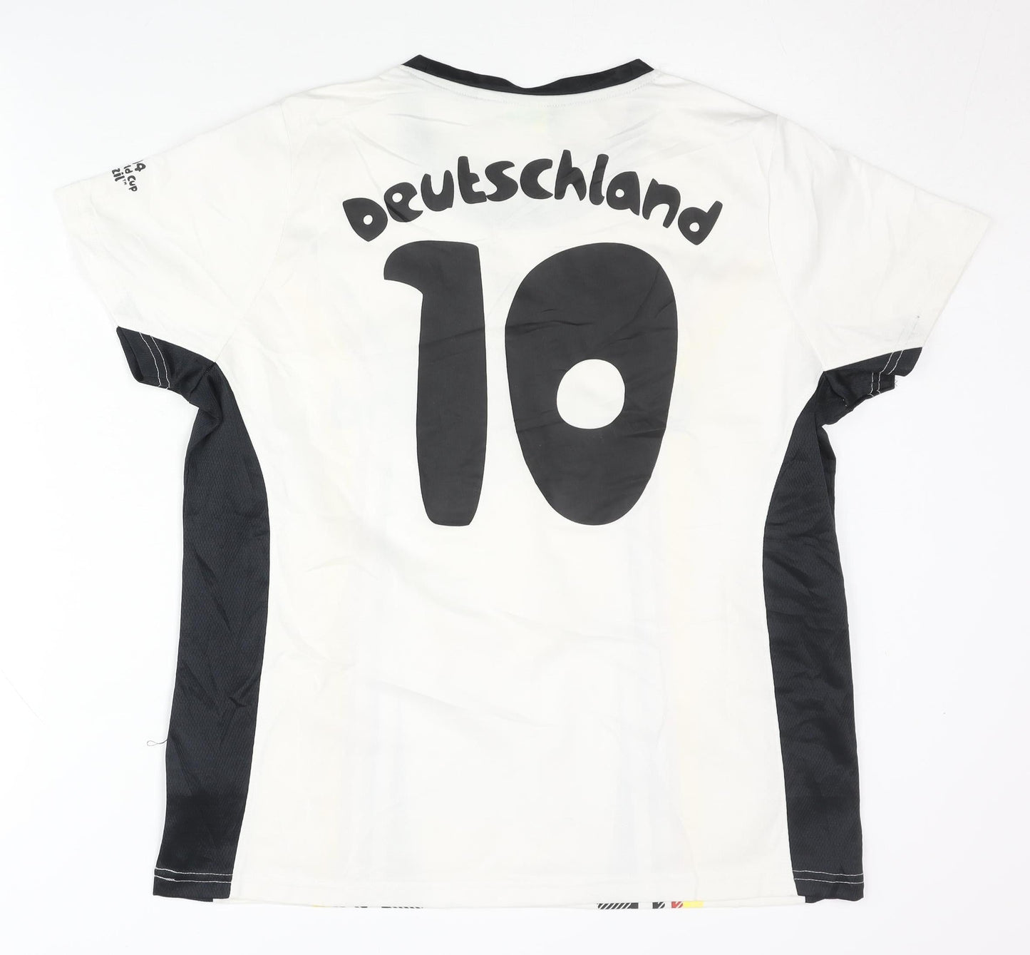 Deutschland Football Shirt L White Home Short Sleeves